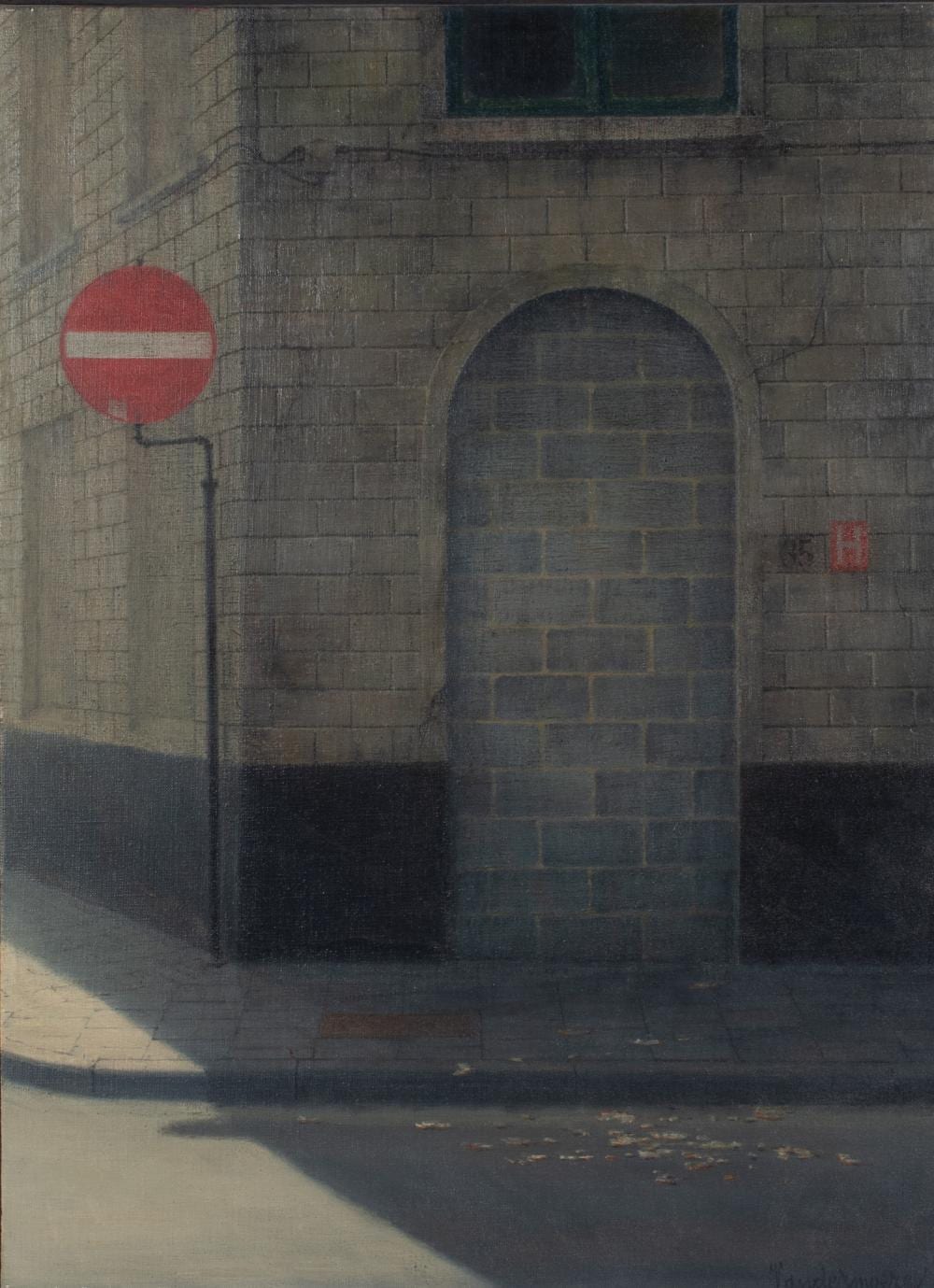 Henri Vandermoere comparable auction result: henri vandermoere 1939 oil on canvas corner house corner rasphuisstraat marialand signed