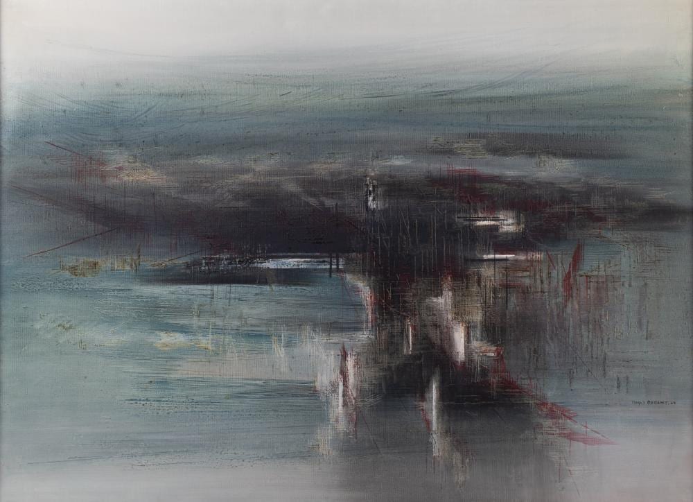 Roger Dudant comparable auction result: roger dudant 1929 2008 oil on canvas untitled signed and dated 1964