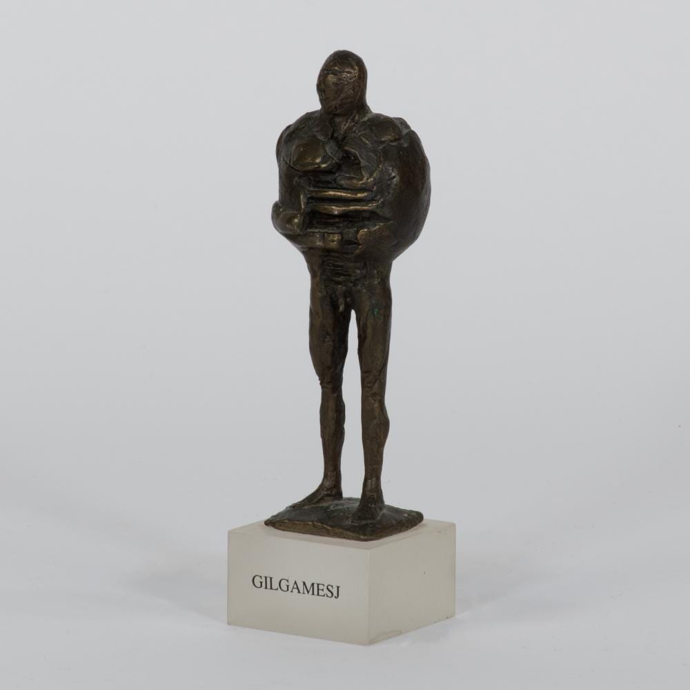 Paul Van Gyseghem comparable auction result: paul van gyseghem 1935 bronze gilgamesh monogram