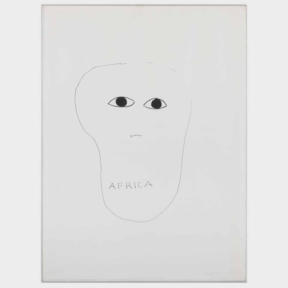 Walter De Maria comparable auction result: walter de maria 1935 2013 africa picasso