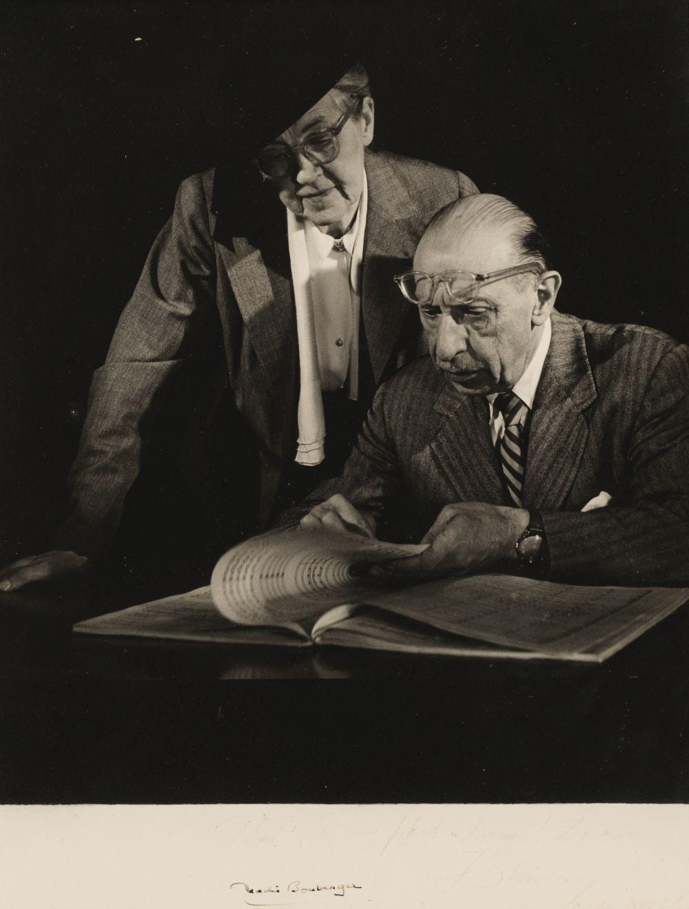 boulanger nadia 1887 1979 signed photograph with igor stravinsky 1957 · Dominic Winter Auctions · 2024-11-20 Henri (1858) Gray comparable auction result: boulanger nadia 1887 1979 signed photograph with igor stravinsky 1957