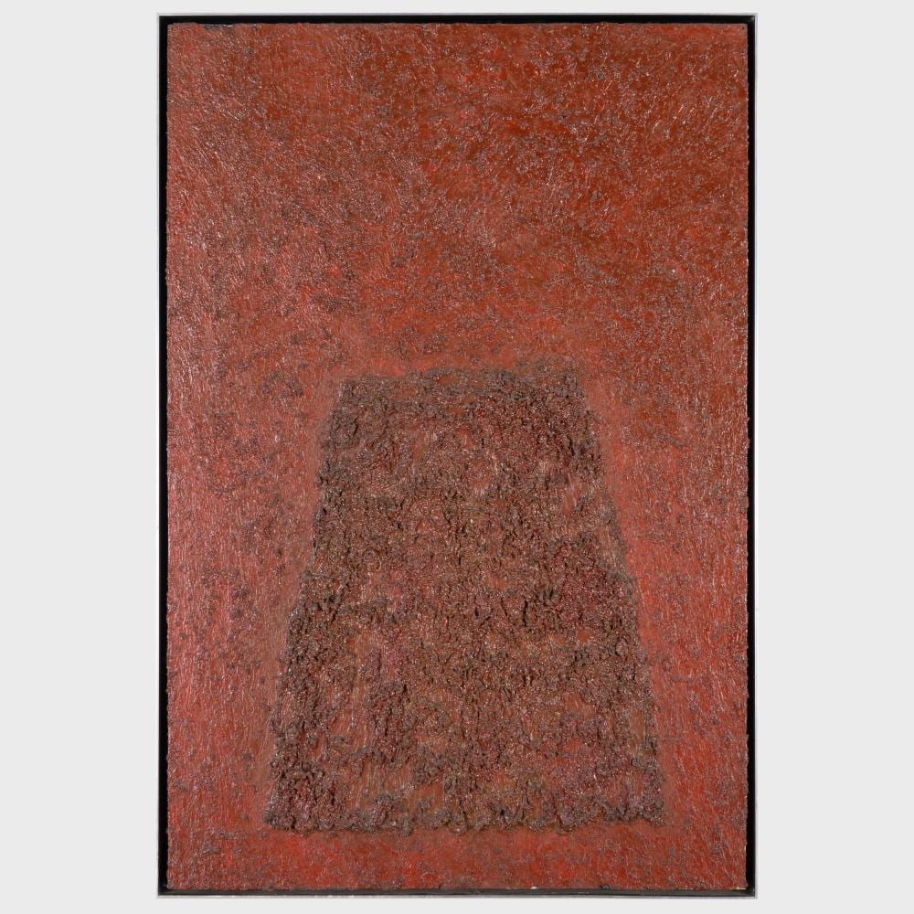 Martha Diamond comparable auction result: martha diamond 1944 2023 cement monument