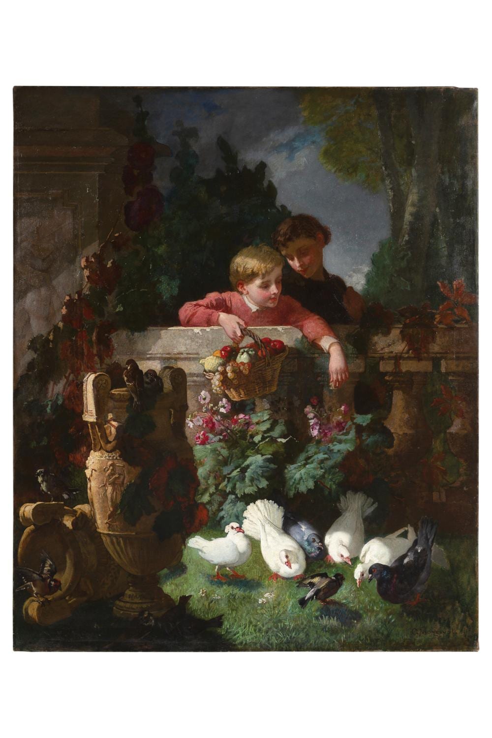 charles monginot 1825 1900 enfants nourrissant des oiseaux · Aguttes · 2024-11-28 Charles Monginot comparable auction result: charles monginot 1825 1900 enfants nourrissant des oiseaux