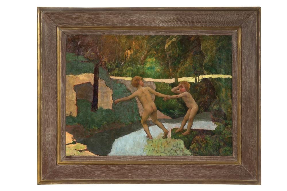 virginie demont breton 1859 1935 l antre vers 1920 · Aguttes · 2024-11-28 Virginie Demont-Breton comparable auction result: virginie demont breton 1859 1935 l antre vers 1920