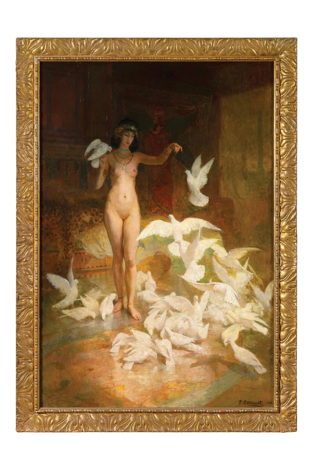 pierre gourdault 1880 1915 salammb et les colombes 1902 · Aguttes · 2024-11-28 Pierre Gourdault comparable auction result: pierre gourdault 1880 1915 salammb et les colombes 1902