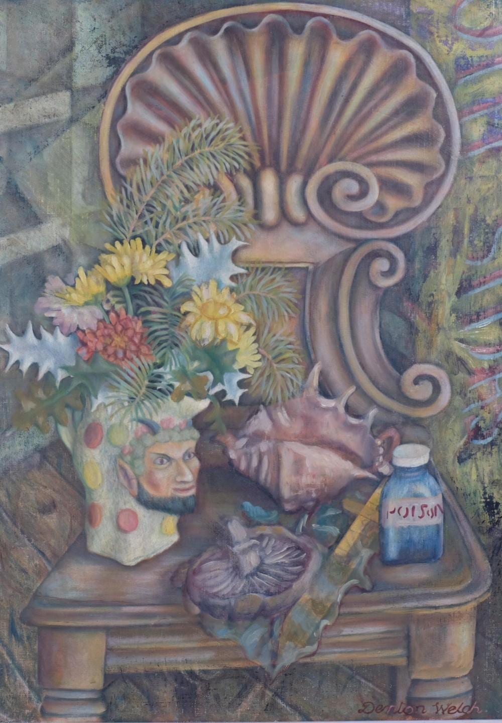 Denton Welch comparable auction result: denton welch 1915 1948 still life oil on boa