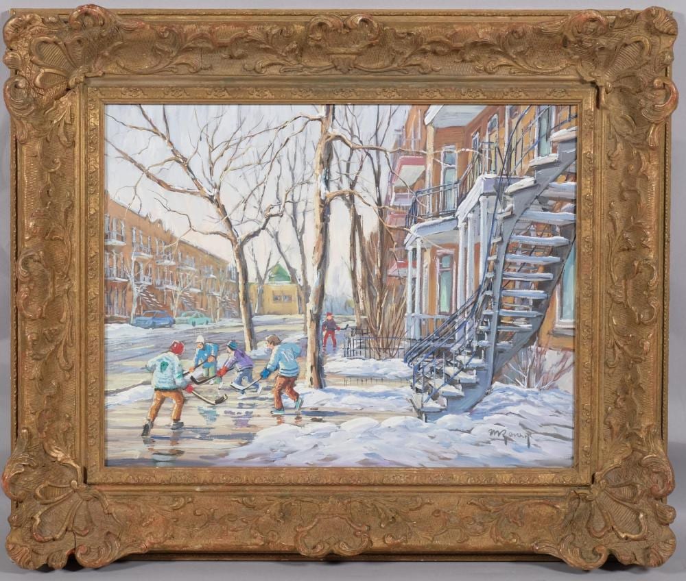 Marcel Ravary comparable auction result: marcel ravary canadian born 1940 ice hockey o