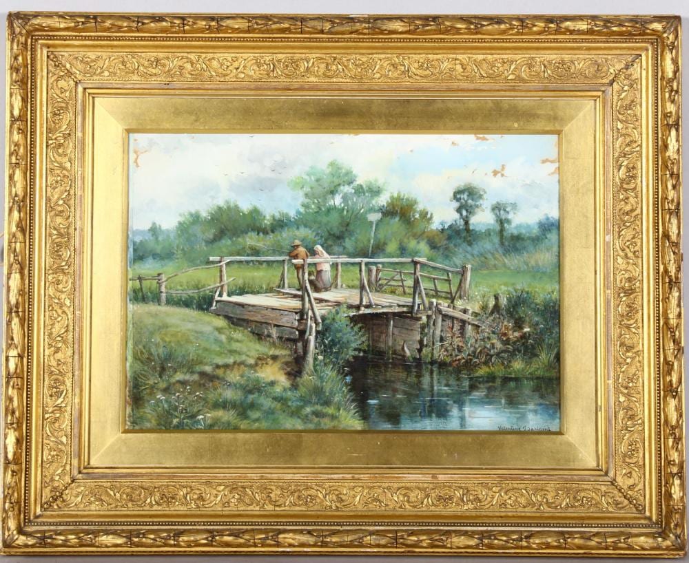 Valentine Thomas Garland comparable auction result: valentine thomas garland 1868 1914 figures on