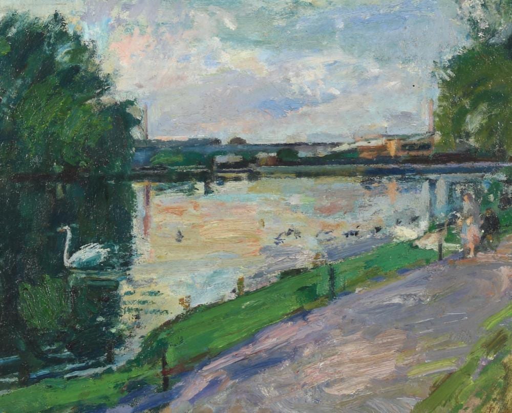 John Linfield comparable auction result: john linfield born 1930 wandle park croydon o