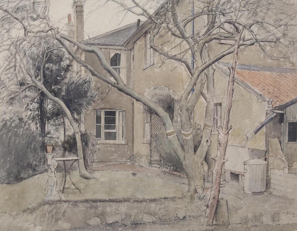 Lawrence Josset comparable auction result: lawrence josset 1910 1995 back garden of 4 re