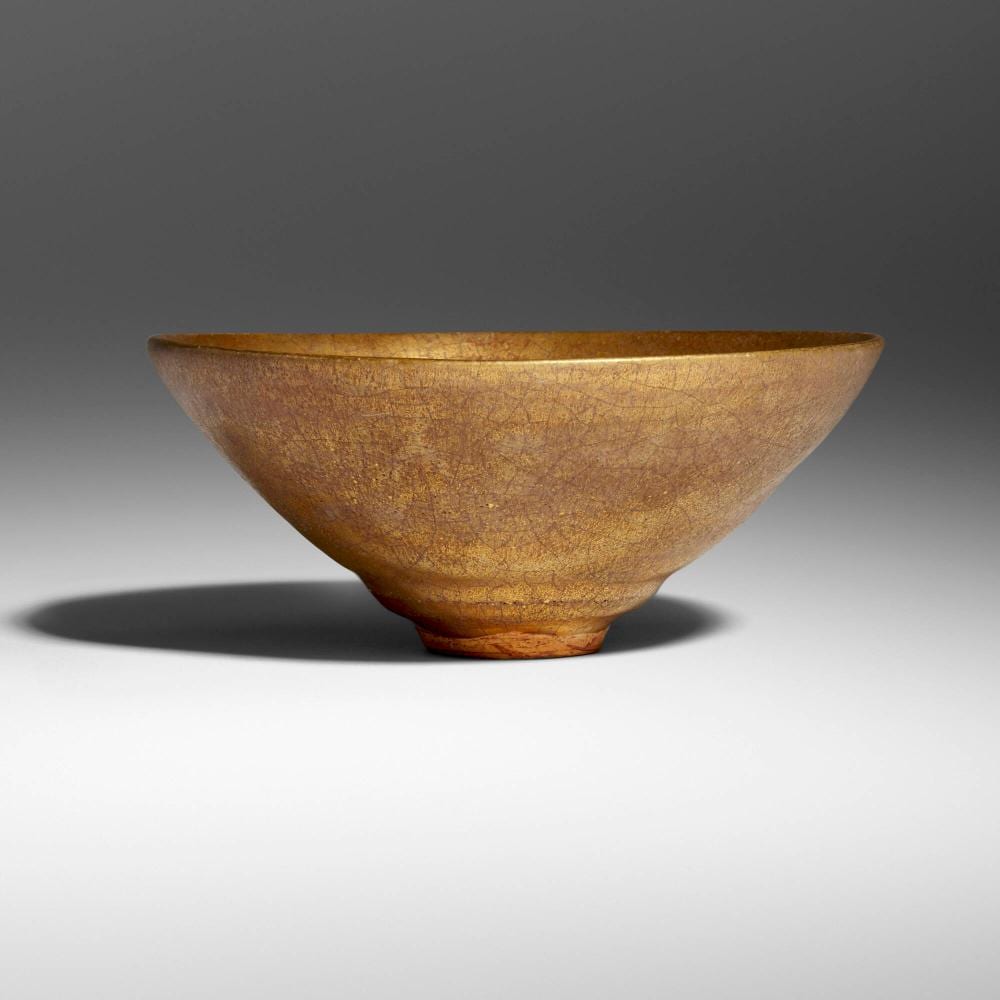 Glen Lukens comparable auction result: glen lukens bowl