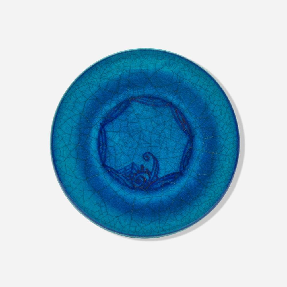 Glen Lukens comparable auction result: glen lukens plate