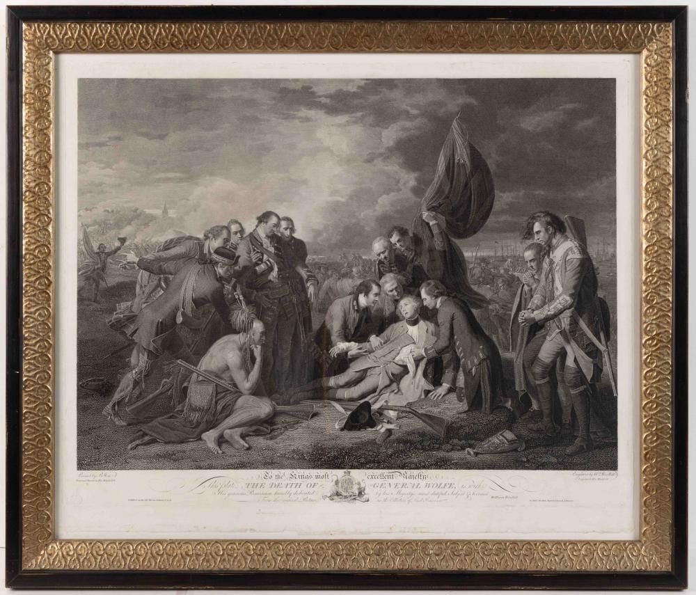 William (1735) Woollett comparable auction result: william woollett british 1735 1785 after benjamin west american 1730 1828 historical print