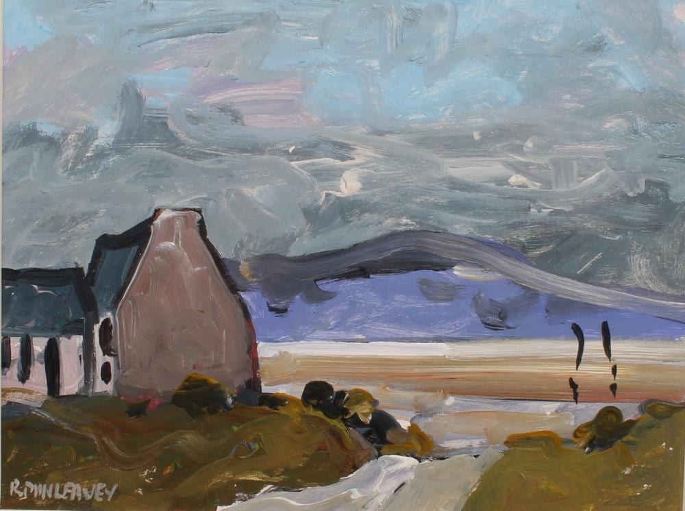 robert dunleavy fl 1970 irish landscape signed oil on board 19 5cm x · Bamfords Auctioneers and Valuers Ltd · 2024-11-21 Robert Dunleavy comparable auction result: robert dunleavy fl 1970 irish landscape signed oil on board 19 5cm x