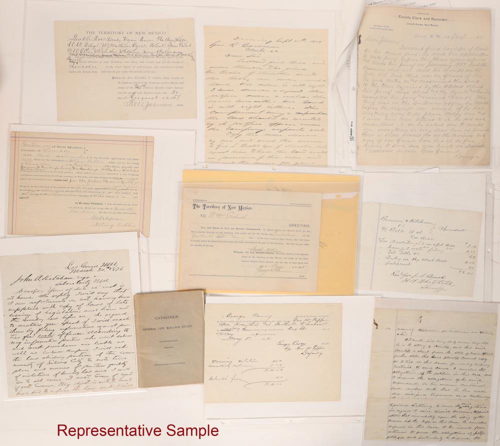 OUTLAW BILLY THE KID COLLECTION (32) [182486] sold by Holabird Western Americana, lot 3411 — auction record photograph