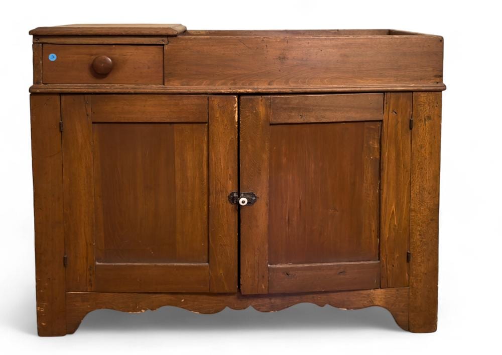 19th C. Pine Dry Sink sold by Keystone Auctions LLC, lot 300 — auction record photograph