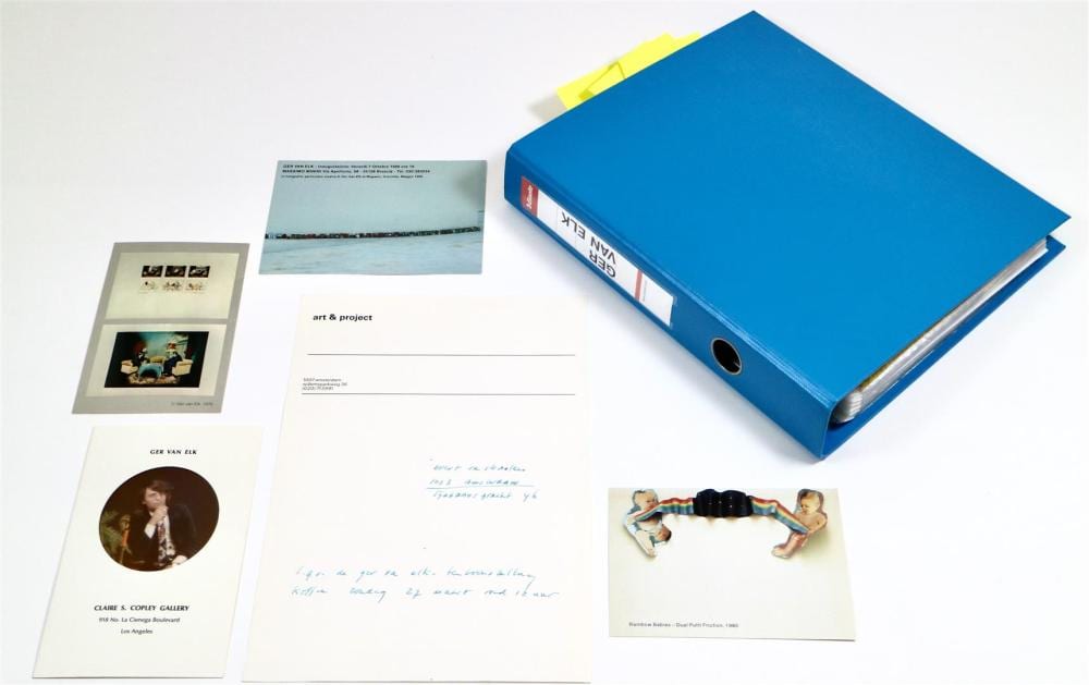 Ger van Elk comparable auction result: ger van elk extensive collection of ephemera 1962 2015