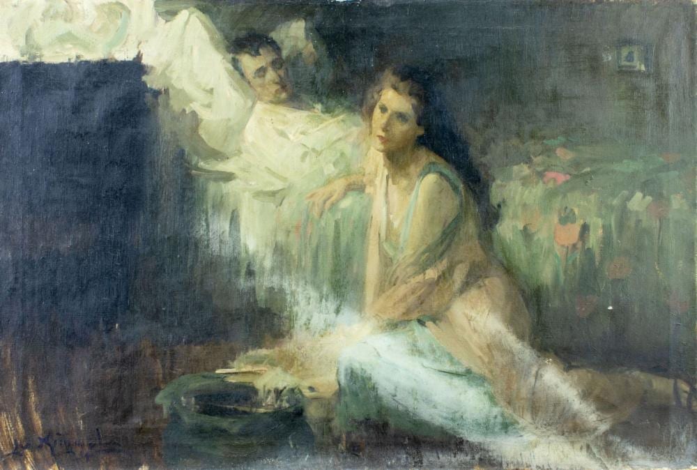 Lu Kimmel comparable auction result: lu kimmel ny 1905 1973 oil painting
