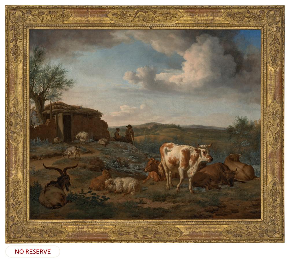 adriaen van de velde amsterdam 1636 1672 cows sheep goats and herders · Christie's · 2024-12-04 Adriaen van de Velde comparable auction result: adriaen van de velde amsterdam 1636 1672 cows sheep goats and herders