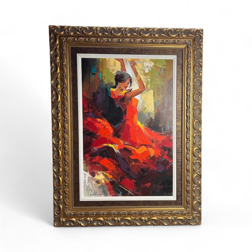 Anatoly Metlan comparable auction result: anatoly metlan b 1964 lady flamenco dancer giclee