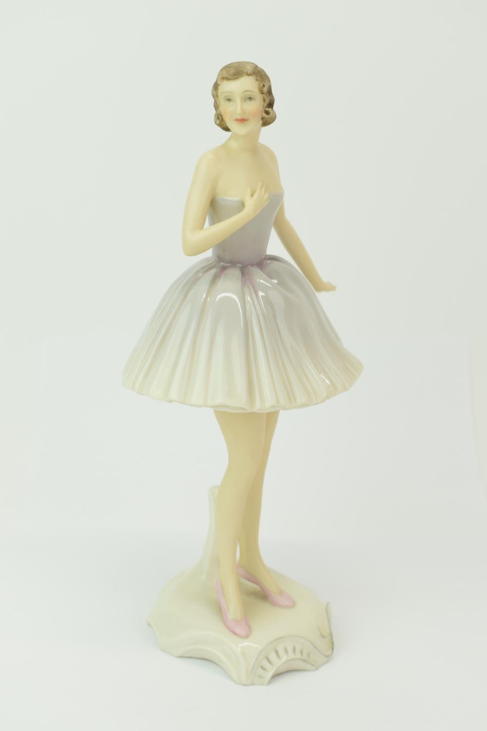 Dorothea Charol comparable auction result: dorothea charol for royal worcester art deco ballerina