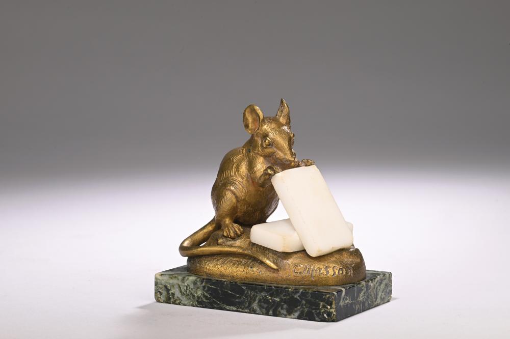 Clovis Edmond Masson comparable auction result: clovis edmond masson 1838 1913 souris aux morceaux de sucre