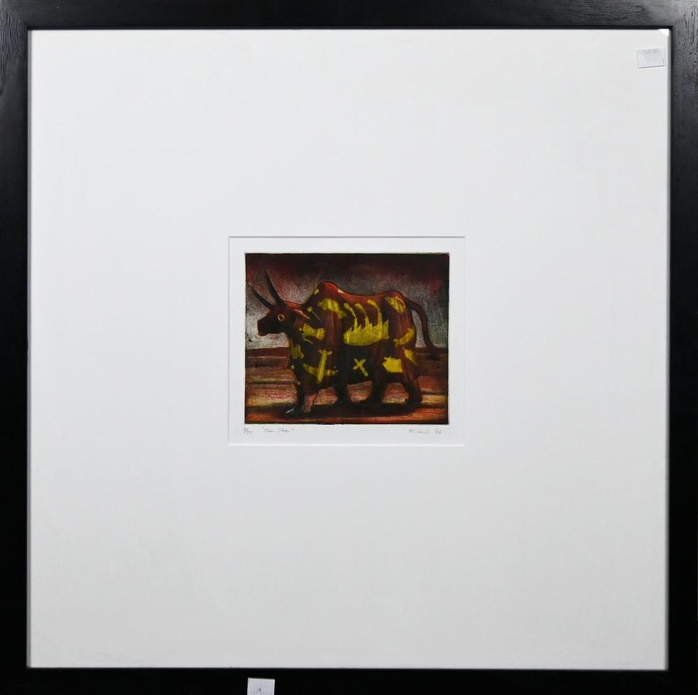 Geoff Ricardo comparable auction result: geoffrey ricardo bum steer 1994