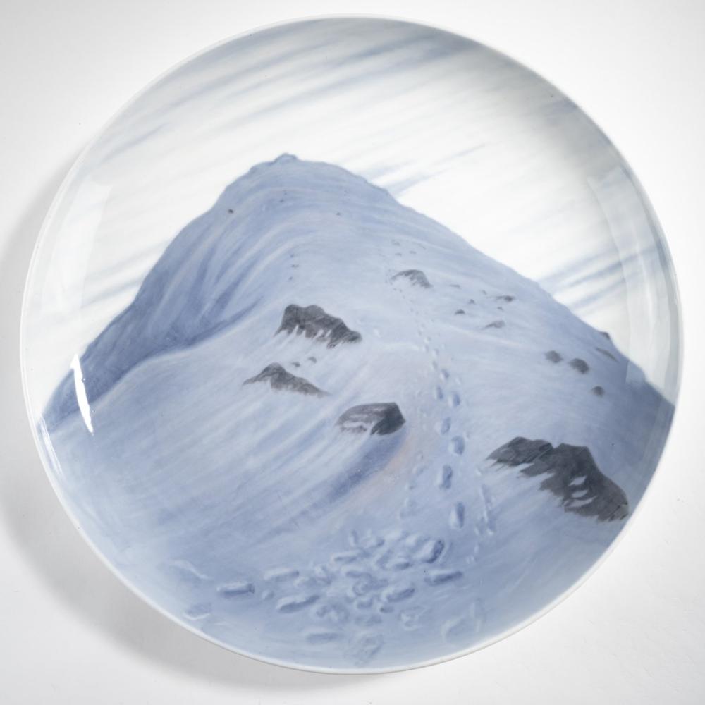 Harald Moltke comparable auction result: harald moltke large unique decorative plate polar explorer 1911