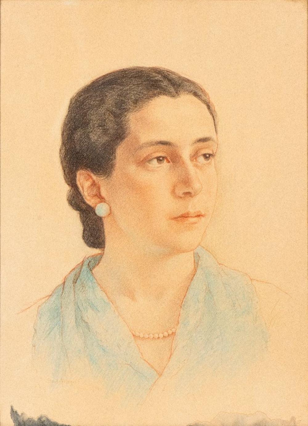 Boris Georgiev comparable auction result: boris georgiev varna 1888 roma 1962 female portrait