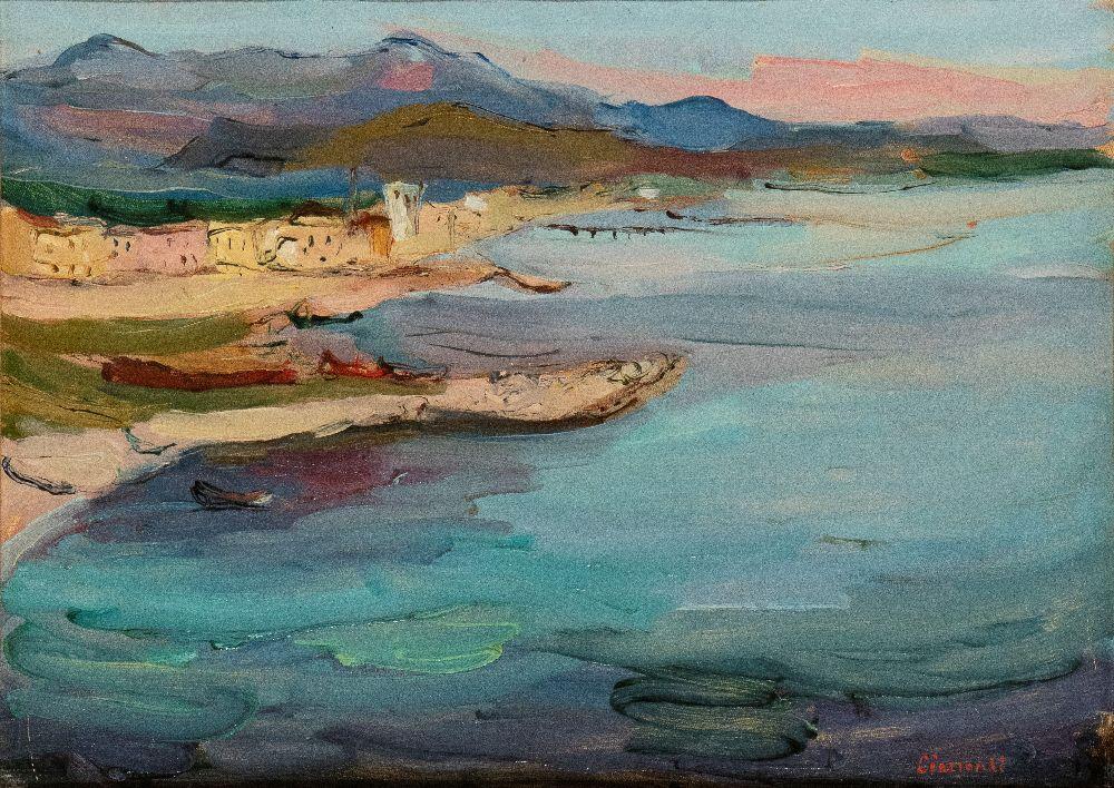 Arnoldo Ciarrocchi comparable auction result: arnoldo ciarrocchi civitanova marche 1916 2004 coastline near formia