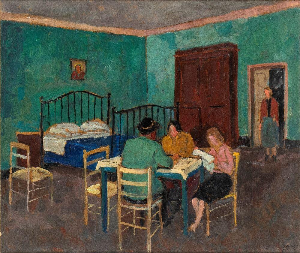 giuseppe malagodi cento 1890 roma 1968 domestic scene · Bertolami Fine Art s.r.l. · 2024-12-05 Giuseppe Malagodi comparable auction result: giuseppe malagodi cento 1890 roma 1968 domestic scene