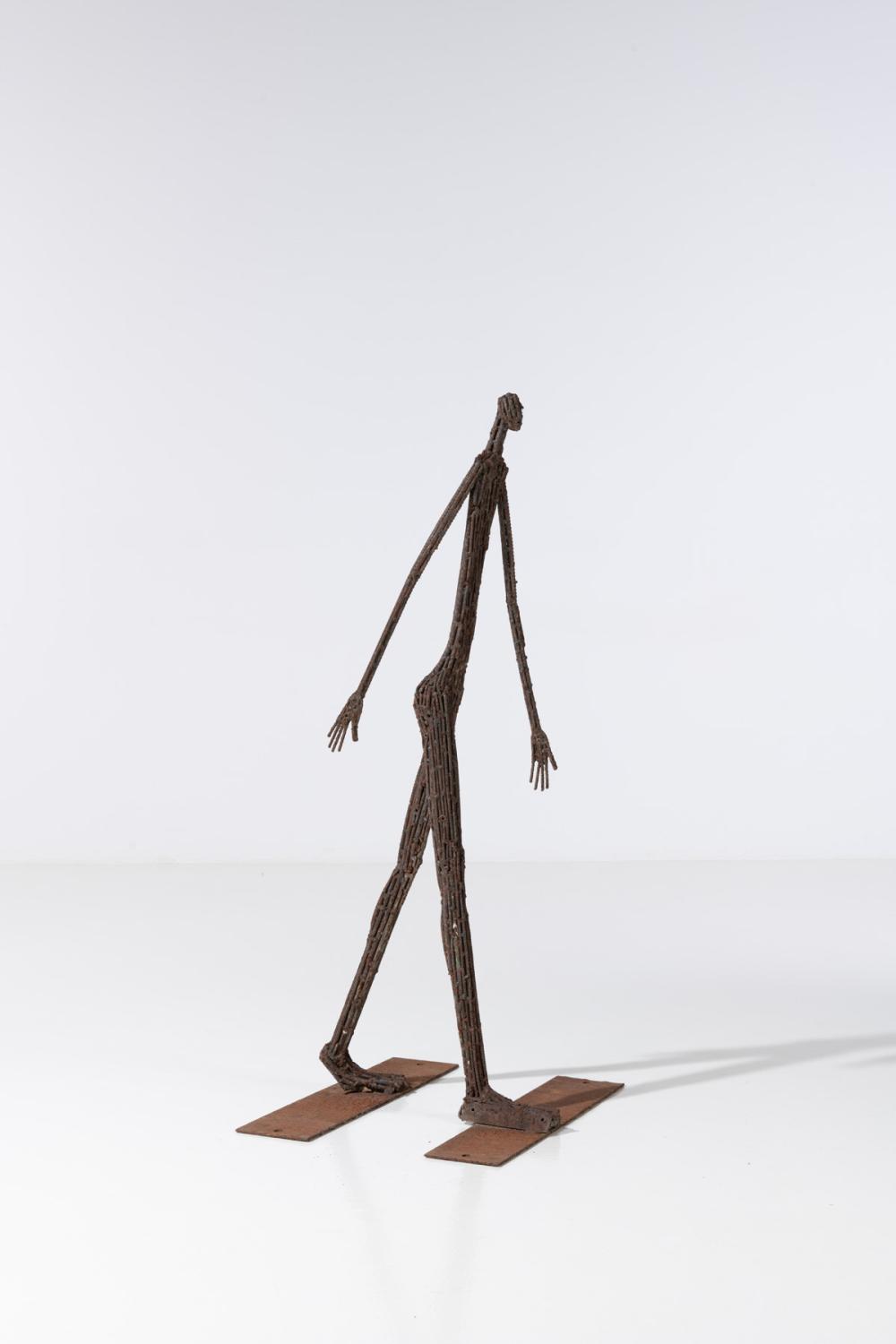 Ndary Lo comparable auction result: ndary lo 1961 2017 posture 2 2004 welded iron 130 x 62 x 50 cm provenance blach re foundation bonnieux