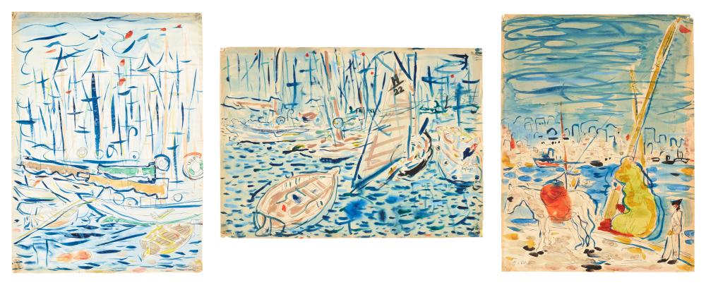 fikret mualla 1903 1967 group of three scenes of boats in harbor i a · Christie's · 2024-12-17 Fikret Mualla comparable auction result: fikret mualla 1903 1967 group of three scenes of boats in harbor i a