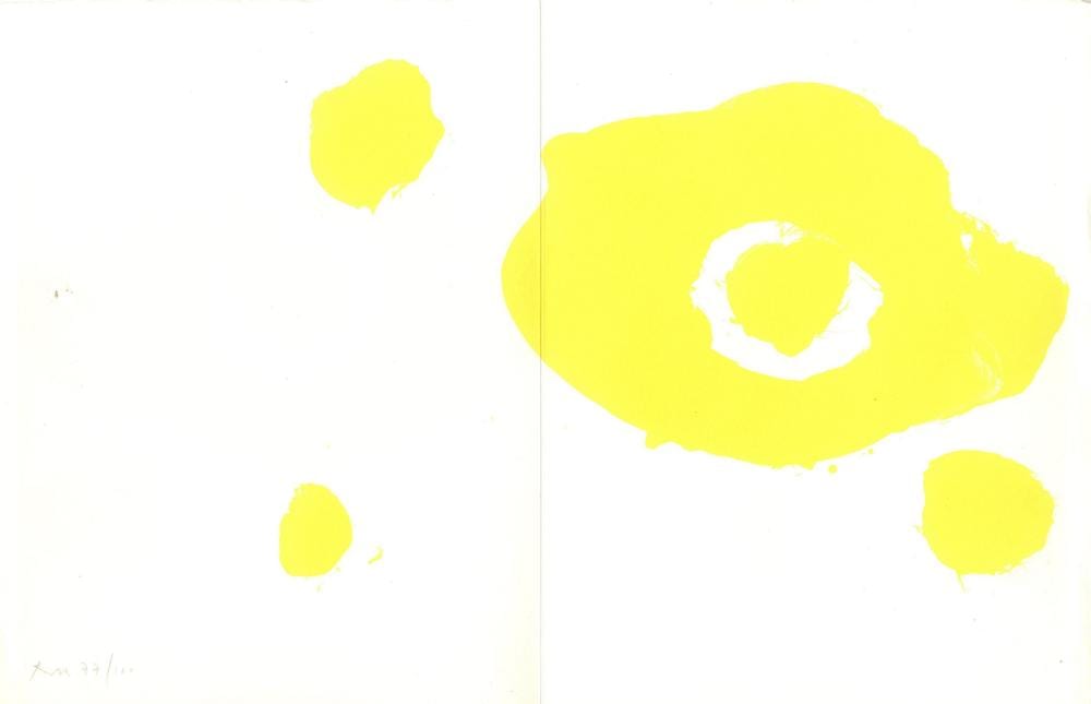 MOTHERWELL ROBERT: (1915-1991 With an original lithograph by the artist sold by International Autograph Auctions Europe, S.L., lot 1086 — auction record photograph