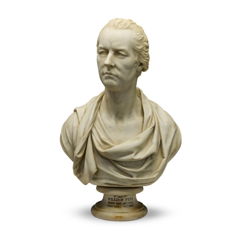 Joseph Nollekens comparable auction result: joseph nollekens british 1737 1823 a carved marble portrait bust of william pitt the younger british 1759 1806