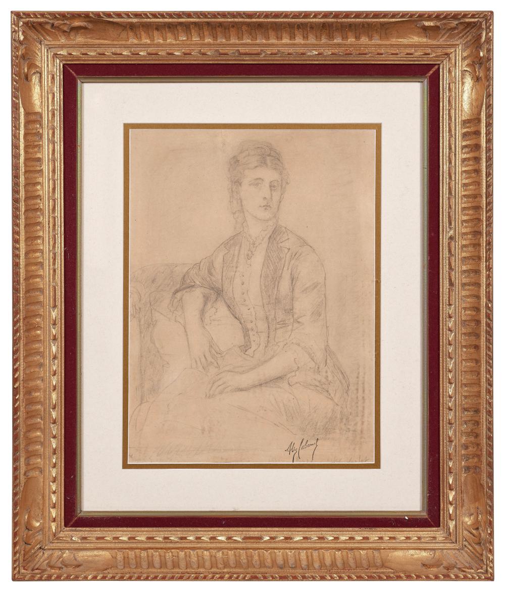 Alexandre Cabanel comparable auction result: alexandre cabanel 1823 1889 tude de portrait de femme