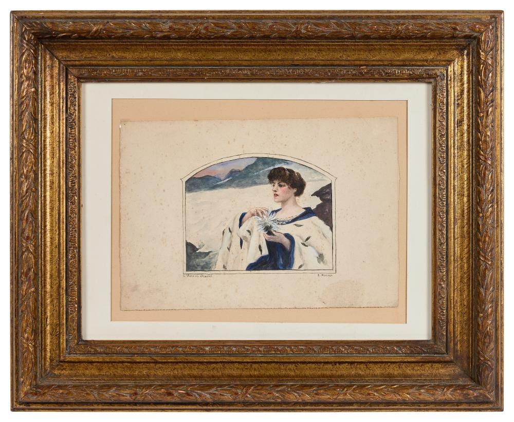 Edgard Maxence comparable auction result: edgard maxence 1871 1954 l ame du glacier