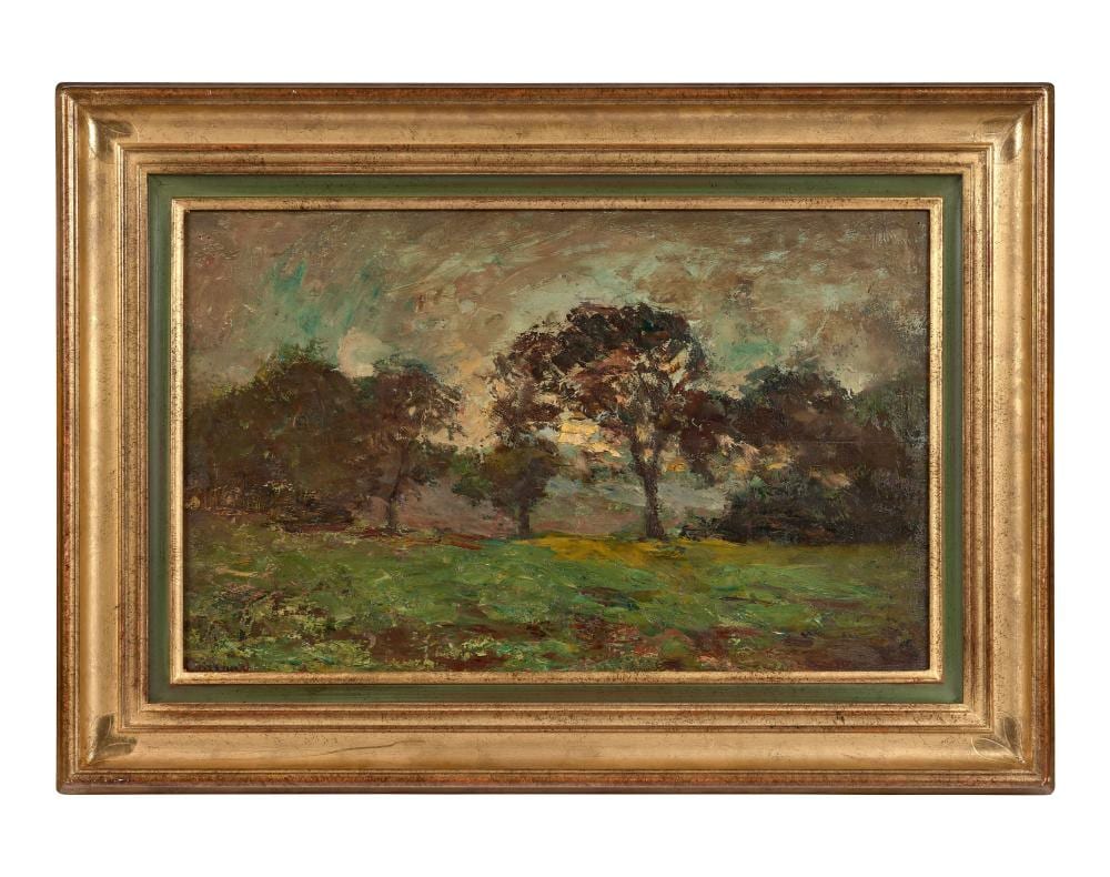 Louis Hilaire Carrand comparable auction result: louis hilaire carrand 1821 1899 les environs de morestel