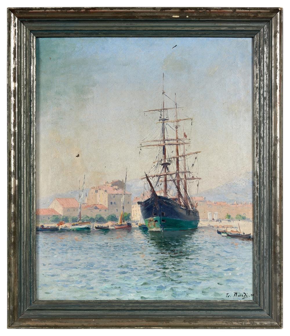 fran ois nardi 1861 1936 port dans le sud de la france toulon · Osenat · 2024-11-24 François Nardi comparable auction result: fran ois nardi 1861 1936 port dans le sud de la france toulon