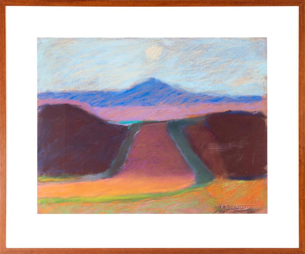 Mervyn Moriarty comparable auction result: mervyn moriarty 1937 2021 landscape pastel 50 x 64cm frame size 72 x 87cm