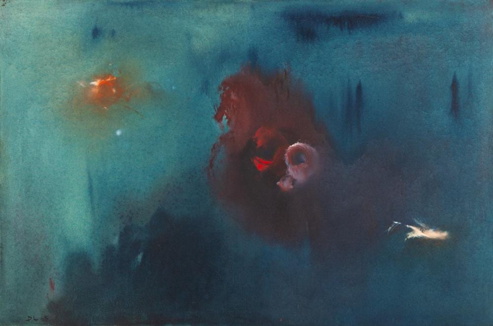 donald laycock space flowers oil on canvas · GFL Fine Art · 2024-11-26 Donald Laycock comparable auction result: donald laycock space flowers oil on canvas