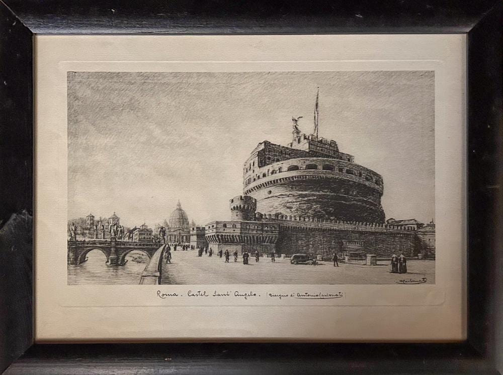 Antonio Carbonati comparable auction result: antonio carbonati 1893 1956 castel sant angelo