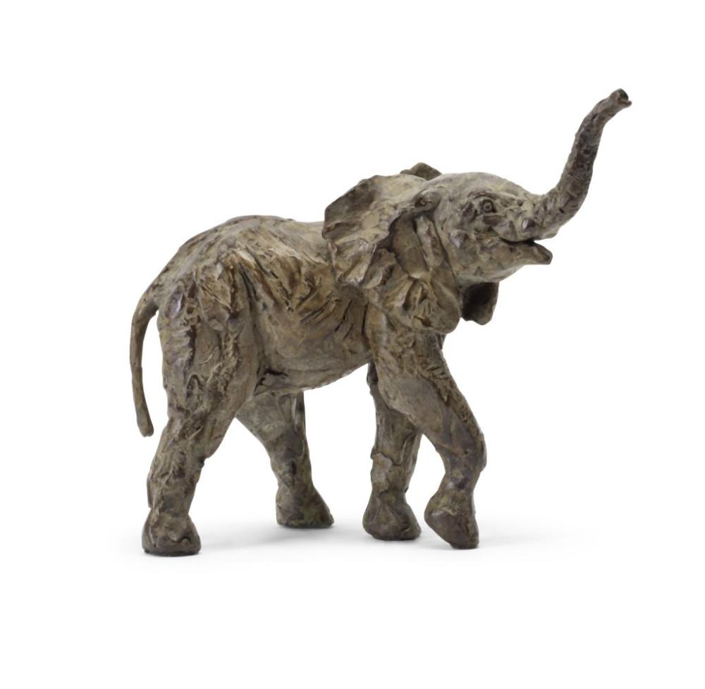 Hamish Mackie comparable auction result: hamish mackie british born 1973 elephant calf 20cm 7 7 8in high