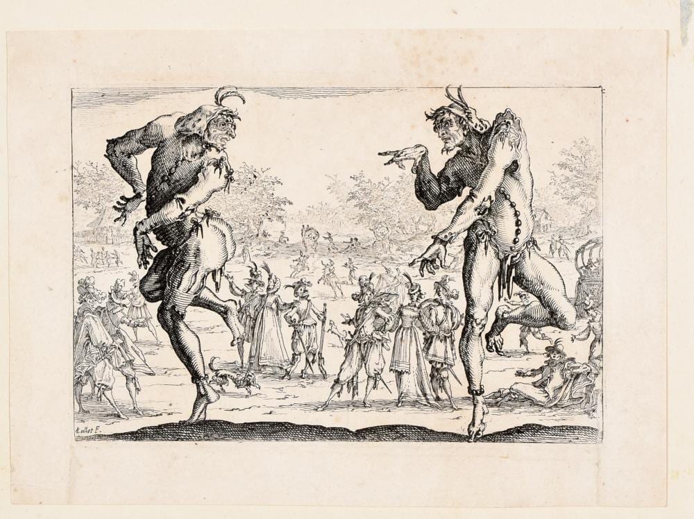 Jacques (1592) Callot comparable auction result: les deux pantalons