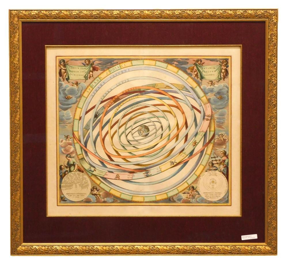 Andreas Cellarius comparable auction result: andreas cellarius amsterdam map