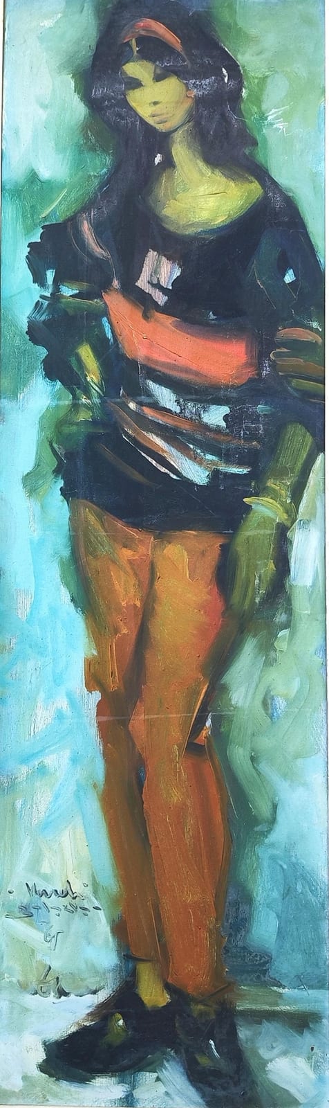 Yehuda Vardi comparable auction result: yehuda vardi 1926 1990 a maiden