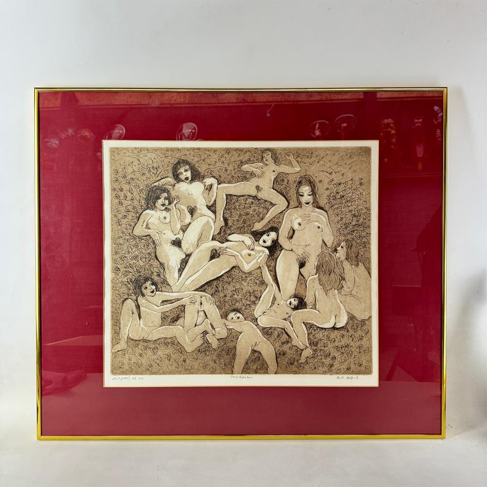 Paul Delprat comparable auction result: framed artist s proof by paul ashton delprat
