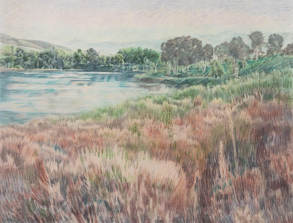 Carson Gladson comparable auction result: carson gladson cove lithograph