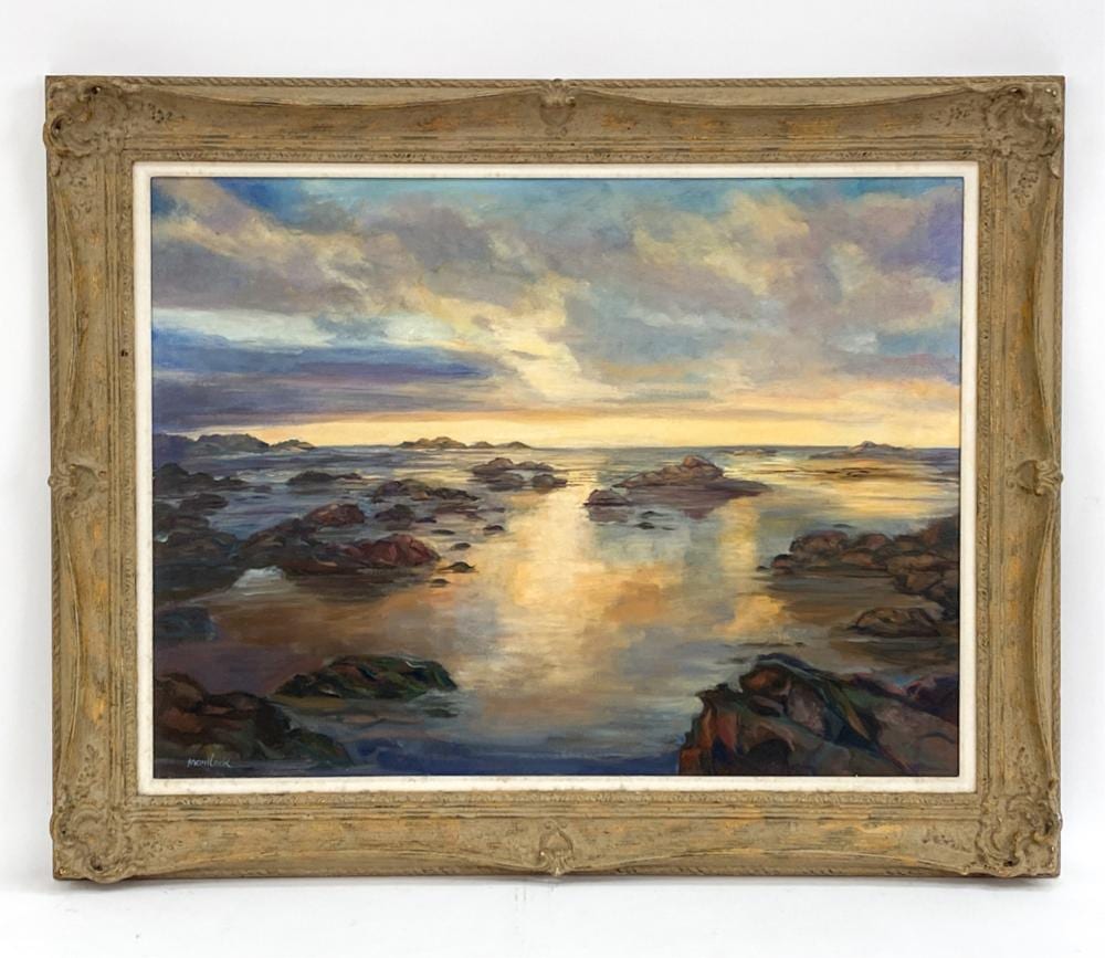 Edith Montlack comparable auction result: edith montlack american 1914 2003 seascape o c