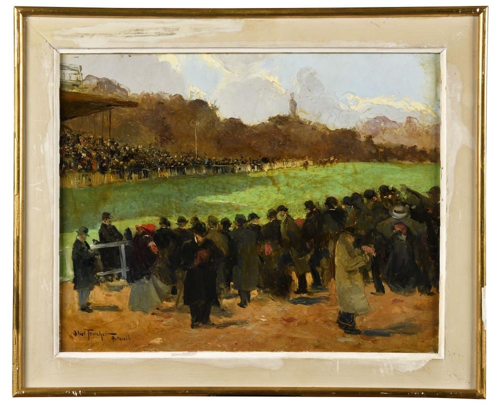 Louis Abel-Truchet comparable auction result: louis abel truchet 1857 1918 les courses auteuil